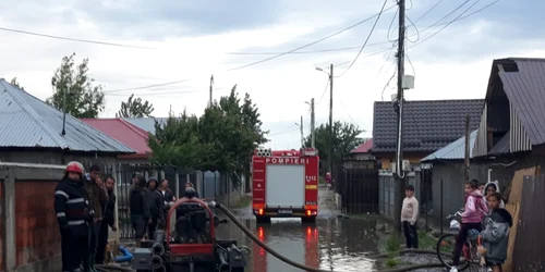 Inundaţii la Zimnicea FOTO ISU Teleorman