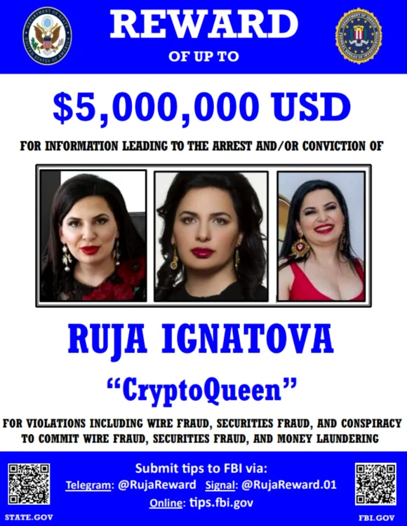 Regina Cripto, pe lista FBI FOTO BBC