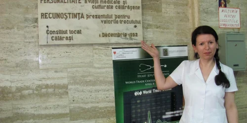 În oraş, o placă memorială de la spital aminteşte de Samarian