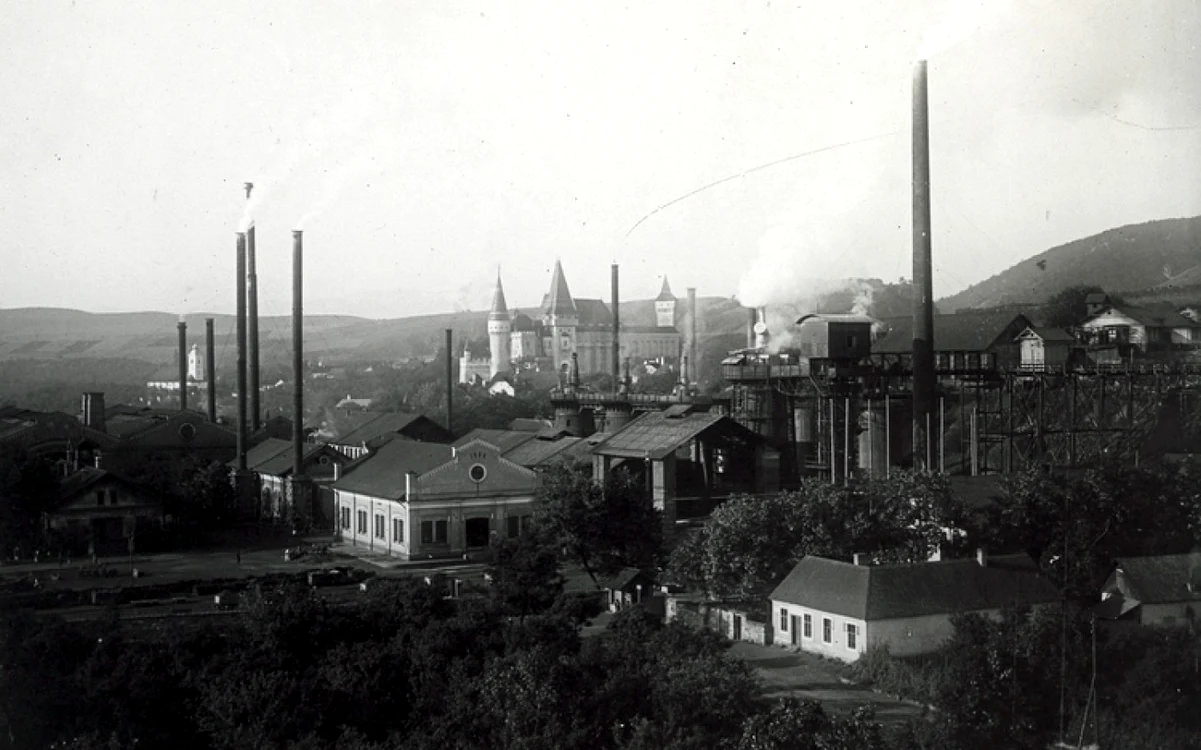 Hunedoara la 1900 SURSA Fortepan FOTO Scoch Fryges