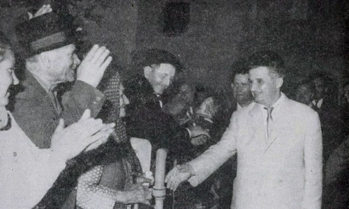 Pe meleagurile natale ale lui Nicolae Ceaușescu (© Consiliul Național pentru Studierea Arhivelor Securității / CNSAS)