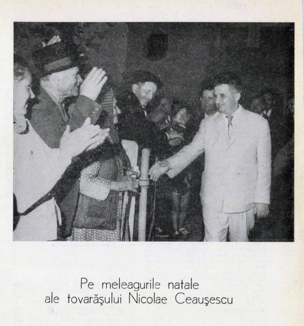 Pe meleagurile natale ale lui Nicolae Ceaușescu (© Consiliul Național pentru Studierea Arhivelor Securității / CNSAS)