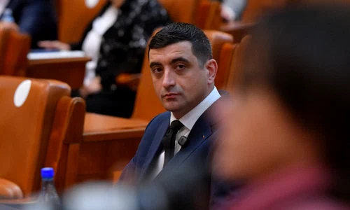 George Simion în Parlament 