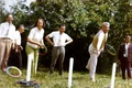 Ion Iliescu, în vacanță alături de Nicolae și Elena Ceaușescu, în vara anului 1976 (© „Fototeca online a comunismului românesc”)