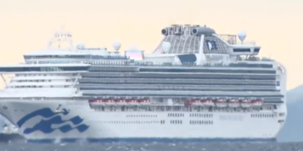 Vasul de croaziera Diamond Princess FOTO captură You Tube Niconico
