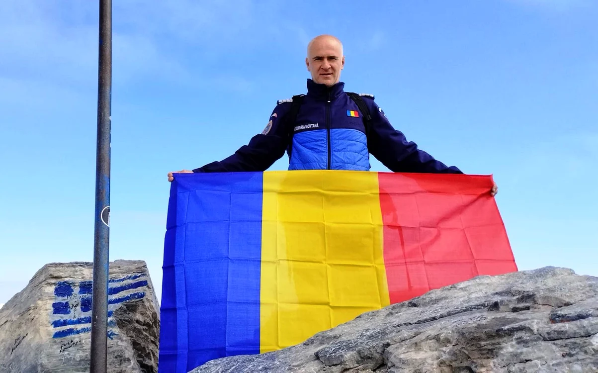 Jandarmul Florin Sima FOTO arhiva personală