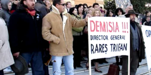 Protestul artiştilor la Operă