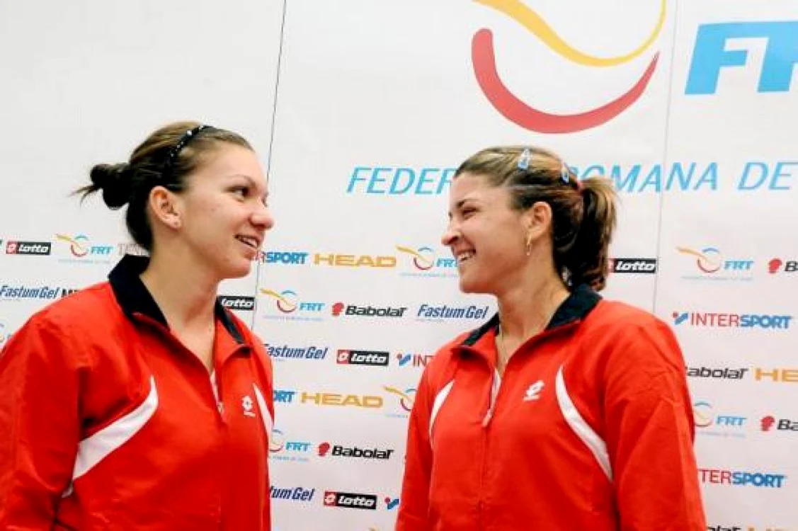 Simona Halep și Alexandra Dulgheru  Foto/Arhivele Adevărul 