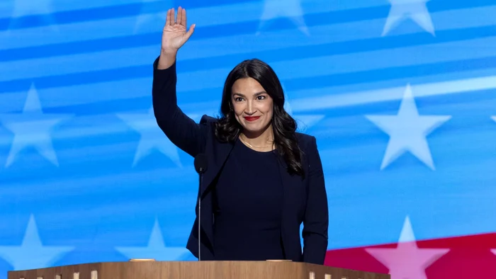 Alexandria Ocasio-Cortez câștigă din ce în ce mai multă popularitate în rândul democraților/ FOTO:X