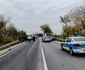 Traficul este întrerupt temporar din cauza accidentului FOTO: Imagini amator