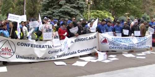 Protest Cartel Alfa la Constanta