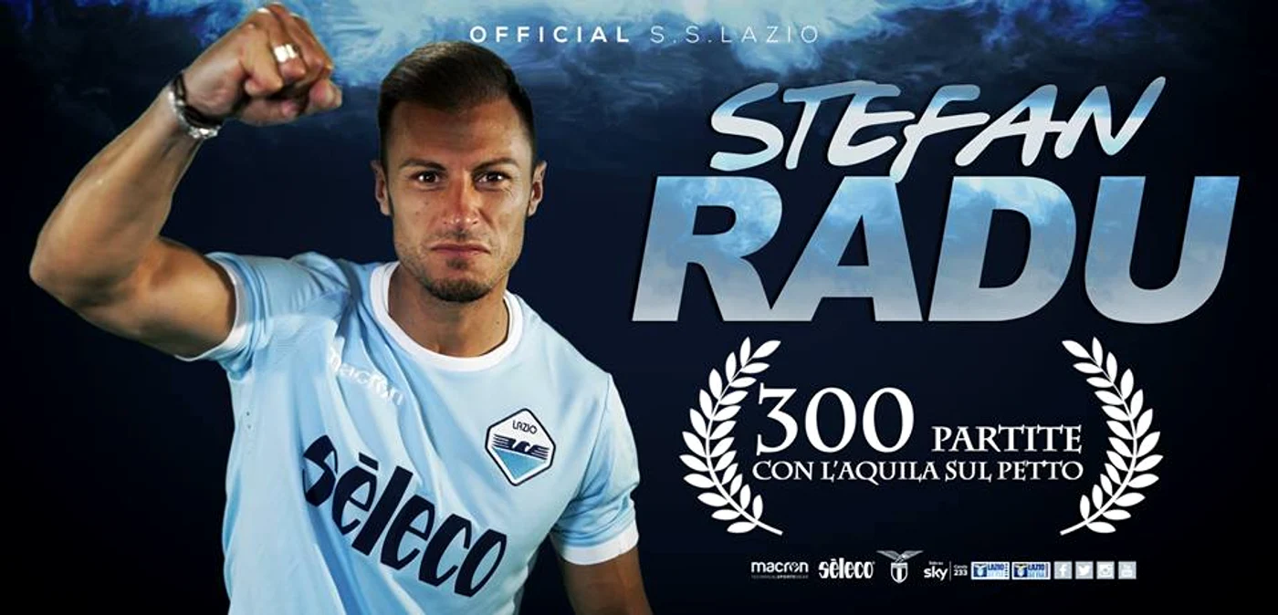 
    Ştefan Radu, felicitat pe siteul lui Lazio  