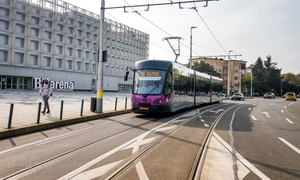 cluj tramvai . foto ctp