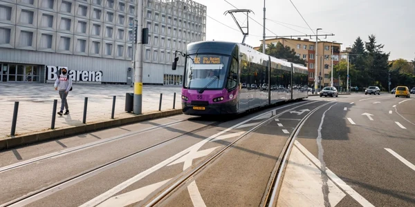 cluj tramvai . foto ctp