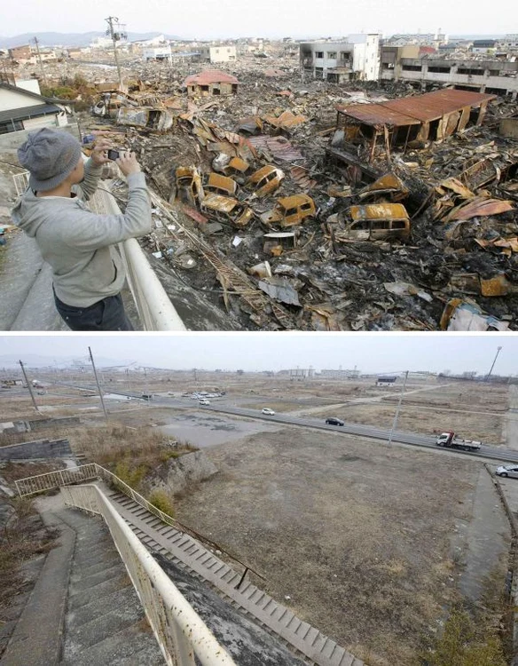 Uimitioarea transformare a Japoniei între 2011 şi 2013 (foto Reuters)
