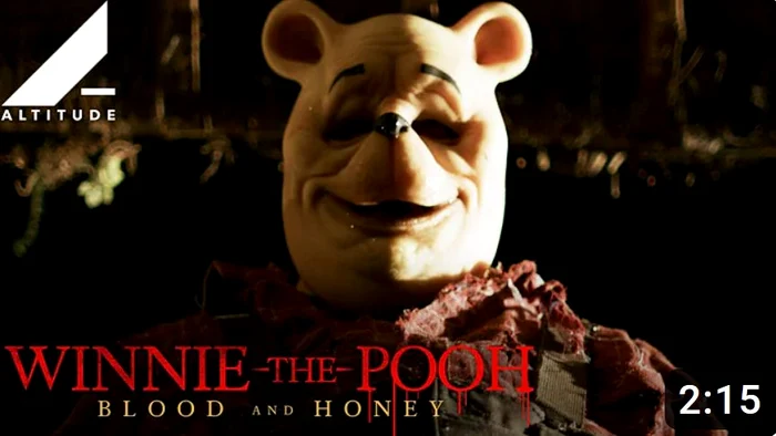 Winnie The Pooh: Blood and Honey. Captură video Official Trailer - YouTube