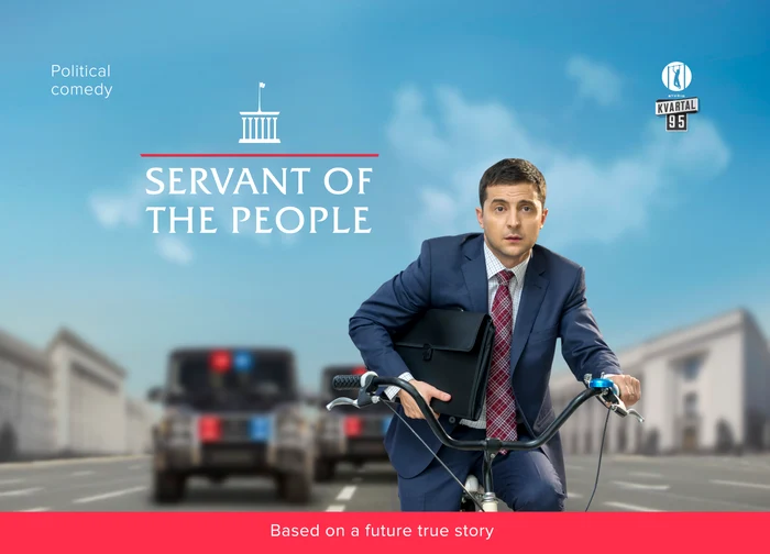 Zelensky juca rolul unui președinte atipic. Ulterior, chiar a ajuns președinte