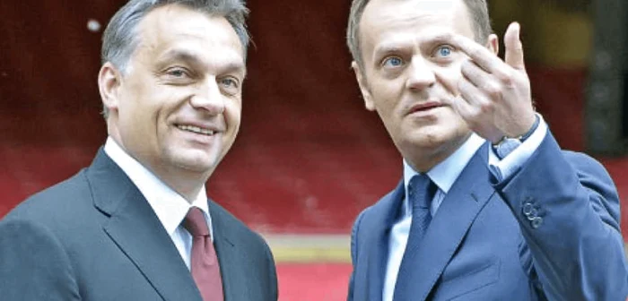 Relaţiile dintre Viktor Orban şi Donald Tusk au fost dintotdeauna tensionate. Foto arhivă
