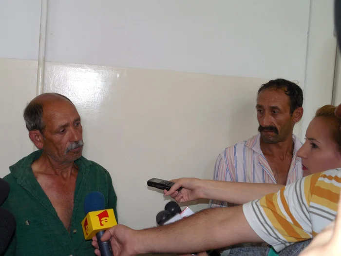 Ambii barbati au ajuns la spital - Foto Ramona Găină
