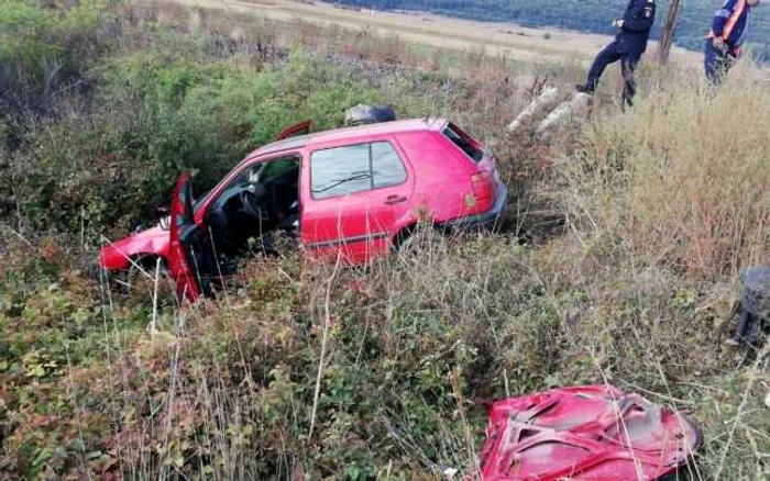 Cele două persoane au refuzat transportul la spital FOTO ISU Sălaj