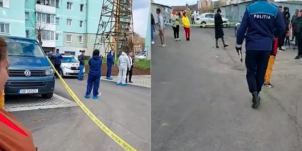 Locul crimei din Mediaș comisă în aprilie 2022 de un tânăr german adus la reeducare în România Captură video