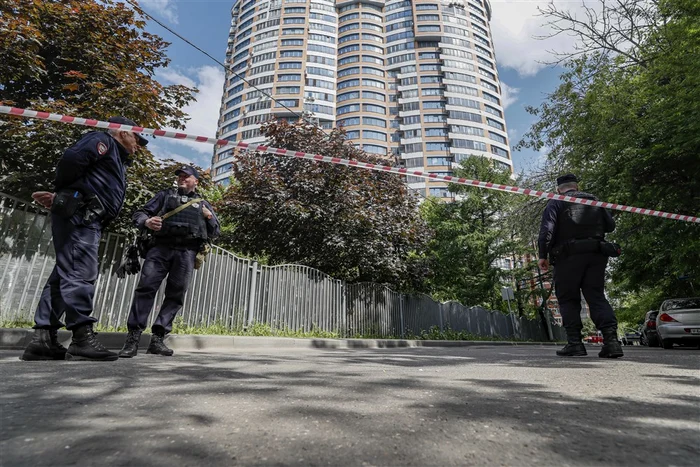 Atac cu drone la Moscova: Poliția, mobilizată în cadrul planului de urgență Taifun FOTO EPA-EFE