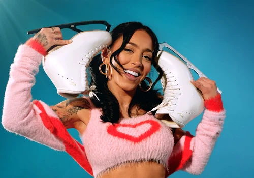Ruby, la emisiunea "Dancing on ice" foto: Antena 1