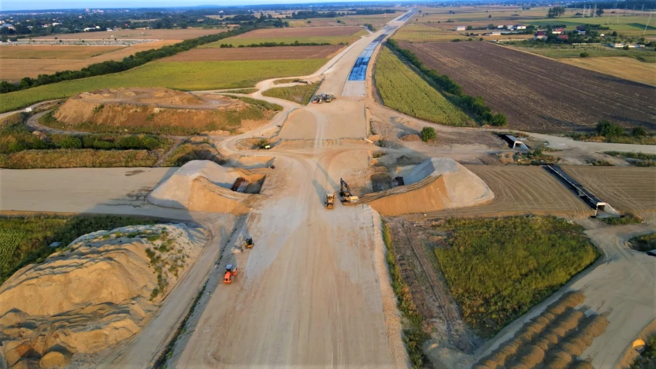 Stadiul fizic al lucrărilor pe lotul II al A0 Sud au ajuns la 64,76%, Foto: Facebook API
