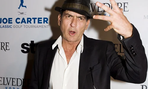 Charlie Sheen At Joe Carter Classic After Party Toronto jpeg