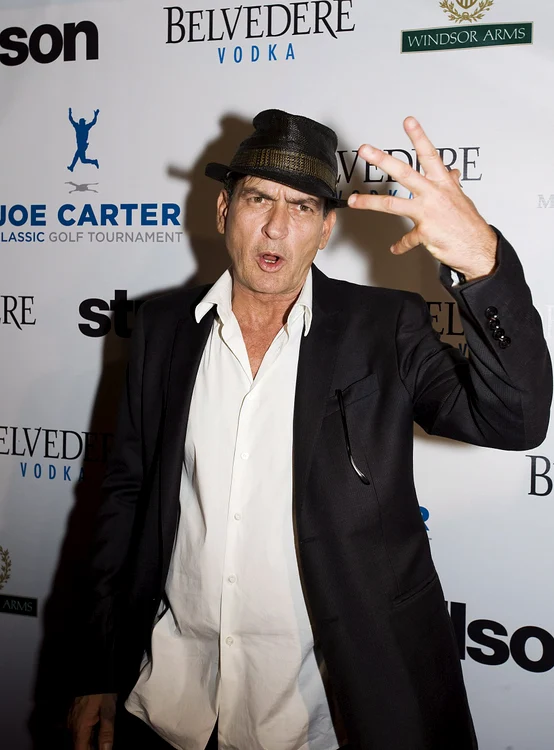 Charlie Sheen At Joe Carter Classic After Party   Toronto jpeg