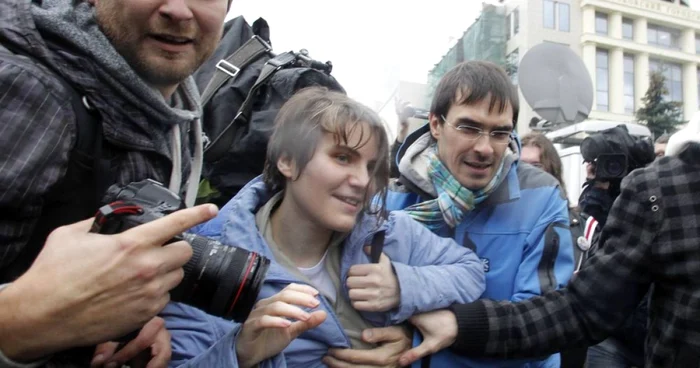 Ecaterina Samuţevici a fost eliberată din închisoare în urma apelului din 10 octombrie, pedeapsa ei fiind transformată în condamnare cu suspendare FOTO: Reuters