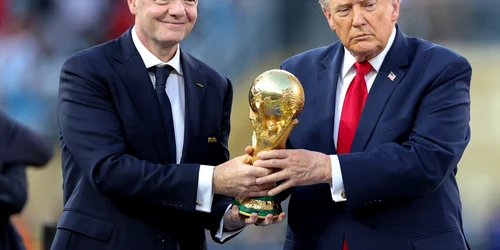 Donald Trump şi preşedintele FIFA, Gianni Infantino FOTO AFP