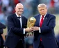 Donald Trump şi preşedintele FIFA, Gianni Infantino FOTO AFP