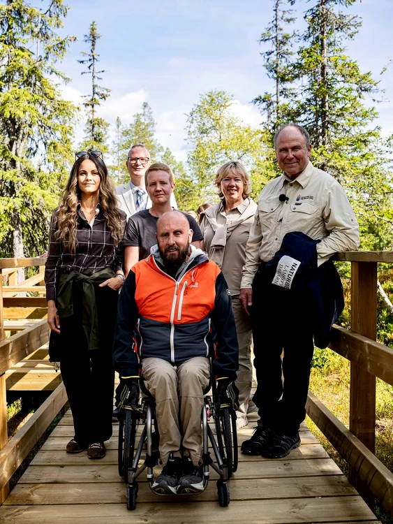 Prințesa Sofia a inaugurat noul traseu accesibil către cascada Njupeskär din Parcul Național Fulufjället, Foto Instagram (5) jpg