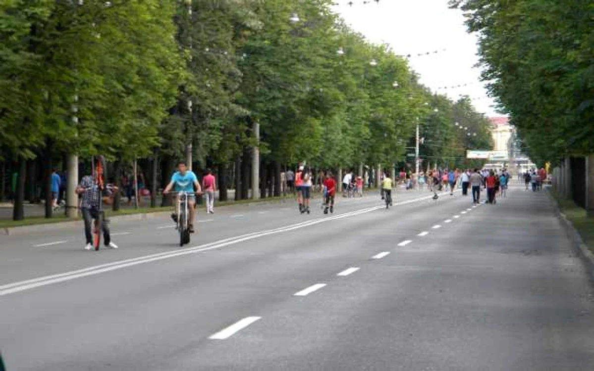 Una din zonele de promenadă va fi pe Bulevardul Castanilor. FOTO Adevărul Ploieşti