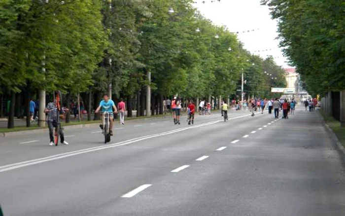Una din zonele de promenadă va fi pe Bulevardul Castanilor. FOTO Adevărul Ploieşti