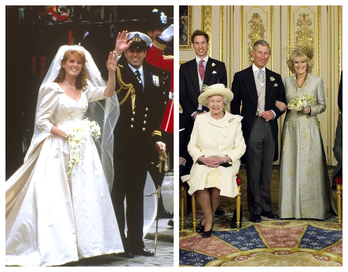 colaj nuntă Charles Camilla Andrew Sarah jpg