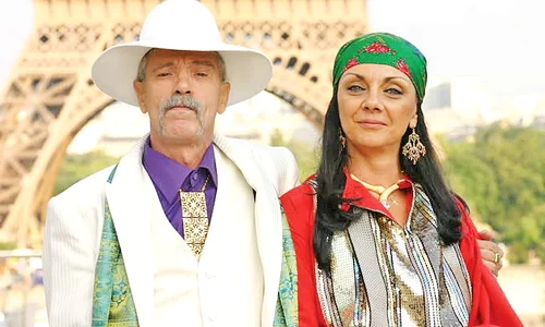Gheorghe Visu (State de România) şi Carmen Tănase (Flăcărica) au fost soţi timp de şapte ani, în ”Regina” şi în ”Inimă de ţigan” jpeg