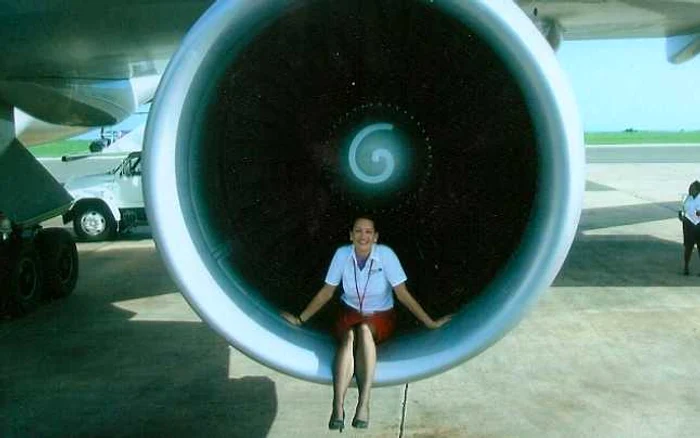 Mandy Smith a fost stewardesă pentru compania aeriană Virgin Atlantic timp de 12 ani. FOTO Daily Mail