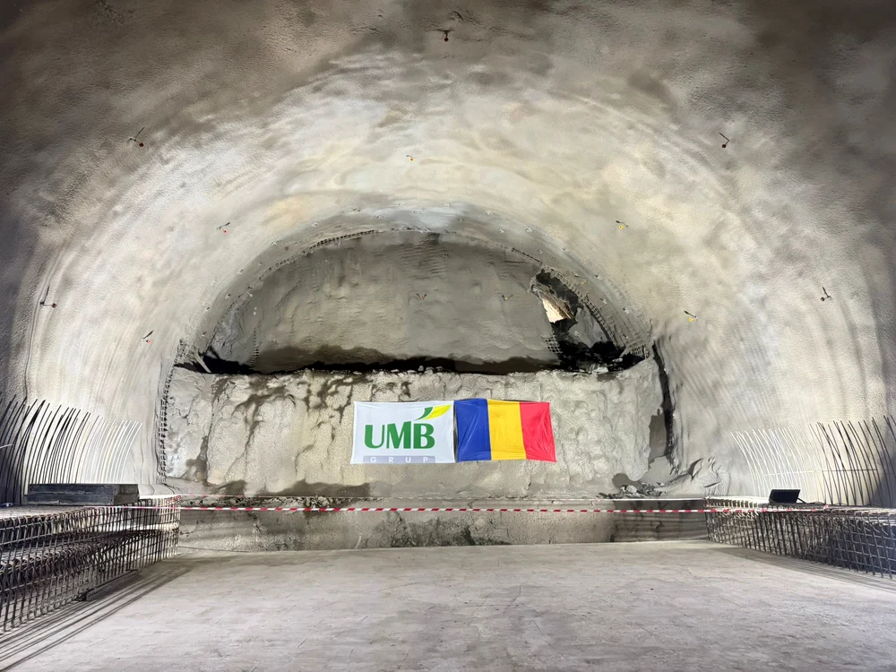 A fost străpunsă a doua galerie. Foto DRDP Timișoara 