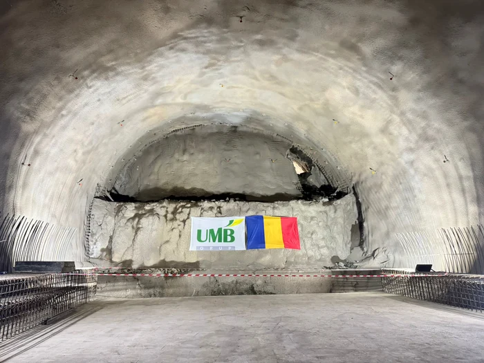 A fost străpunsă a doua galerie. Foto DRDP Timișoara 