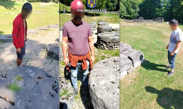 Turisti cercetati penal dupa ce si au scris numele pe cetatea dacica jpg