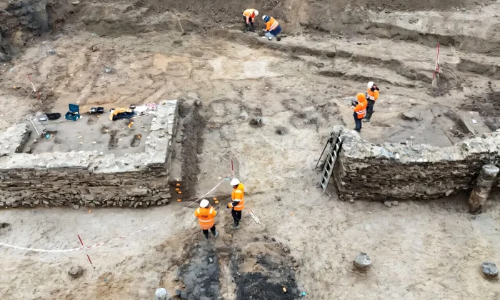 O mare baie romană, descoperită în orașul Nijmegen din Țările de Jos (© Radboud University)