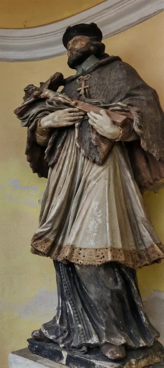Statuia Sfântului Ioan Nepomuk (© Muzeul Castelul Corvinilor)