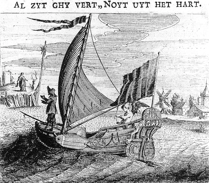 Jan Harmensz. Krul, Corabia iubirii, emblemă, 1634