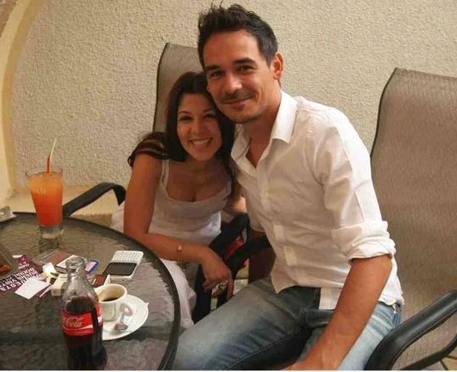 Răzvan Simion, alături de Diana, fosta soție, pe când formau un cuplu