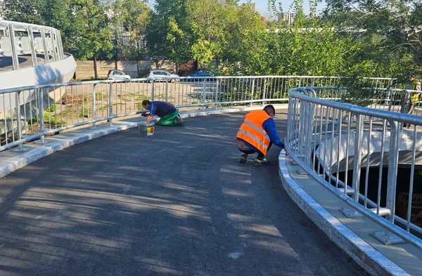 Lucrările de pe Podul Grant, apropae de final - Foto Facebook Nicușor Dan 