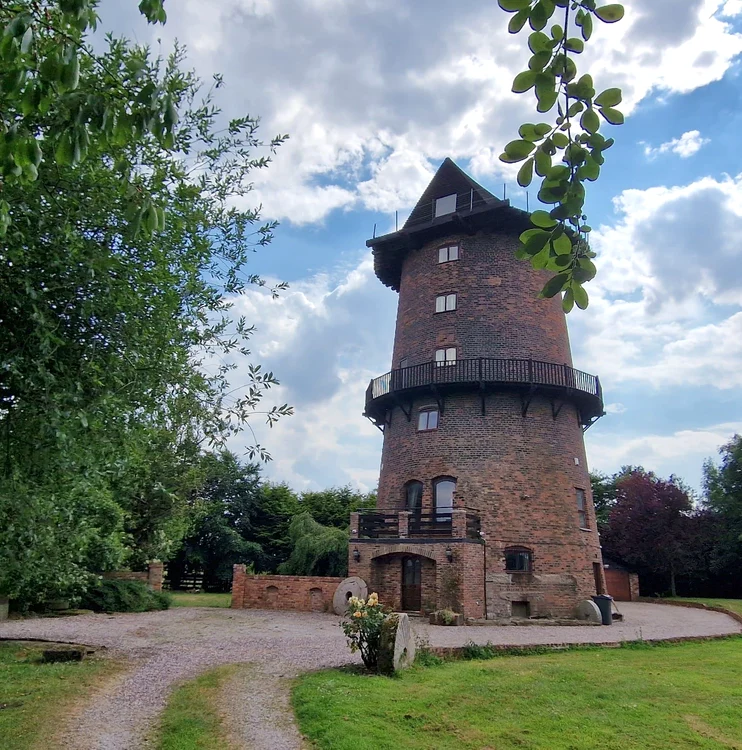 Moara de vânt de la fermă din Holmeswood, Marea Britanie