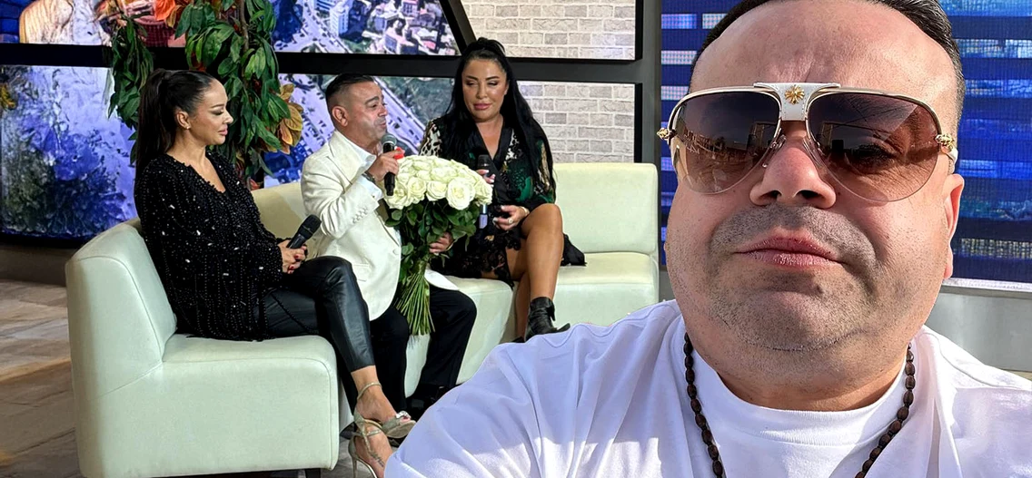 Adrian Minune a avut 9 nunți într-o zi! Celebrul artist a primit ieri pentru prima oară în viața lui un buchet de trandafiri albi de la Cristi Brancu