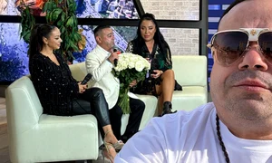 Adrian Minune a avut 9 nunți într-o zi! Celebrul artist a primit ieri pentru prima oară în viața lui un buchet de trandafiri albi de la Cristi Brancu